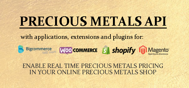 Real Time Precious Metals API, extensions and plugins.